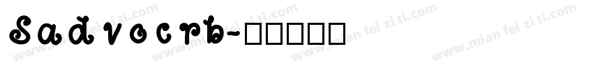Sadvocrb字体转换