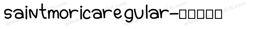 saintmoricaregular字体转换