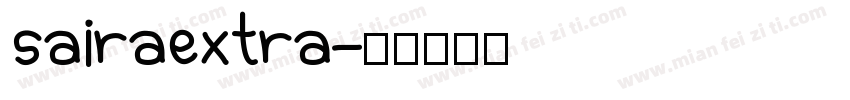 sairaextra字体转换