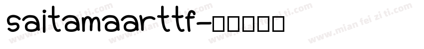 saitamaarttf字体转换