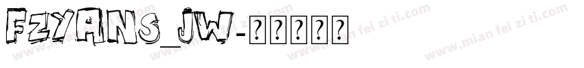 FZYANS_JW字体转换