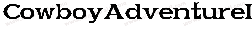 CowboyAdventureItalic-BWWpB字体转换