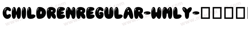 ChildrenRegular-WmlY字体转换