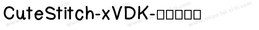 CuteStitch-xVDK字体转换