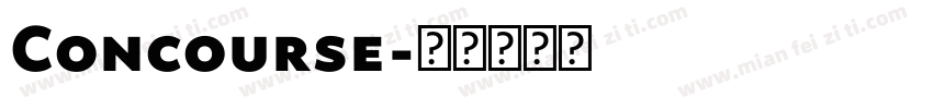 Concourse字体转换