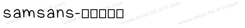 samsans字体转换