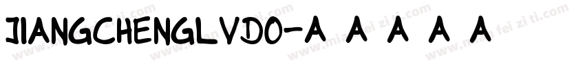JiangChengLvDo字体转换