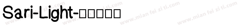 Sari-Light字体转换