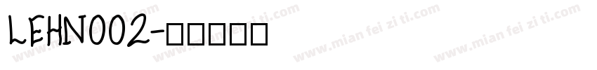 LEHN002字体转换