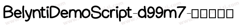 BelyntiDemoScript-d99m7字体转换
