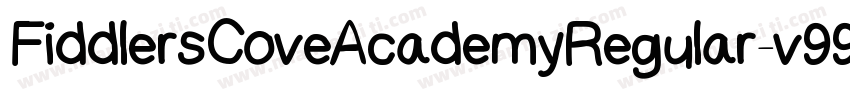 FiddlersCoveAcademyRegular-v99M字体转换
