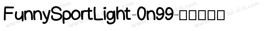 FunnySportLight-0n99字体转换