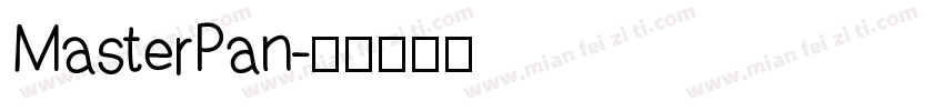 MasterPan字体转换