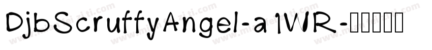 DjbScruffyAngel-a1WR字体转换