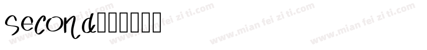 second字体转换