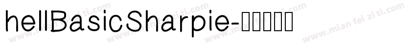 hellBasicSharpie字体转换
