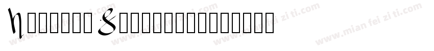 HasterySignature字体转换
