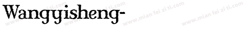 Wangyisheng字体转换