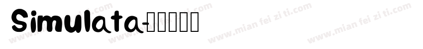 Simulata字体转换