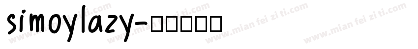 simoylazy字体转换
