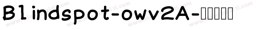 Blindspot-owv2A字体转换