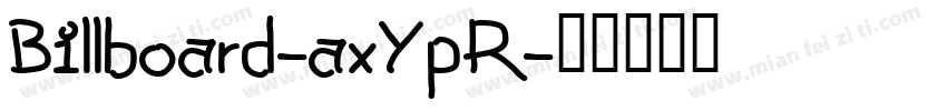 Billboard-axYpR字体转换