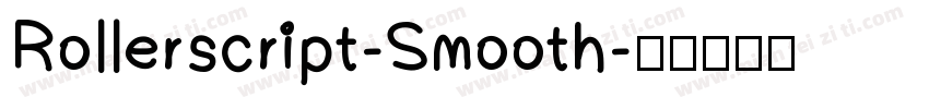 Rollerscript-Smooth字体转换