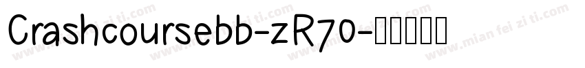 Crashcoursebb-zR70字体转换