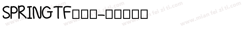 SPRINGTF生成器字体转换
