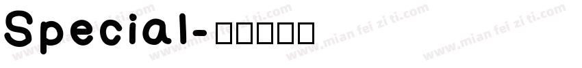 Special字体转换