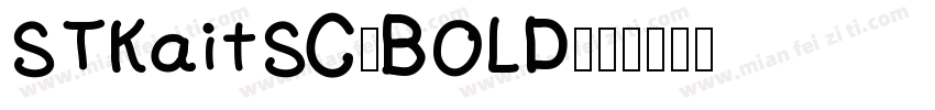 STKaitSC-BOLD字体转换