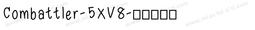 Combattler-5XV8字体转换