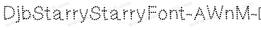 DjbStarryStarryFont-AWnM字体转换