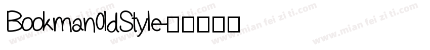 Bookman0ldStyle字体转换