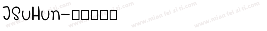 JSuHun字体转换