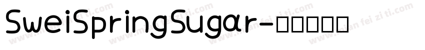 SweiSpringSugar字体转换