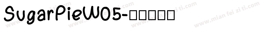 SugarPieW05字体转换