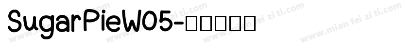 SugarPieW05字体转换