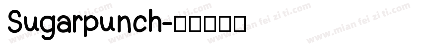 Sugarpunch字体转换