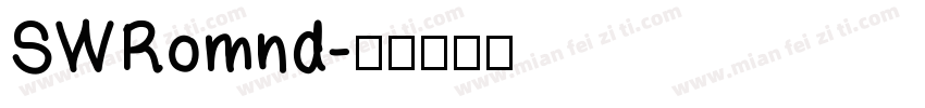 SWRomnd字体转换