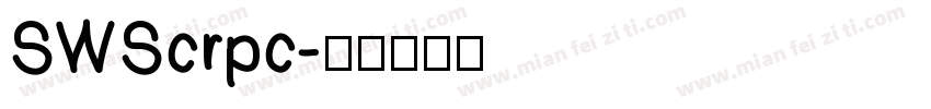 SWScrpc字体转换