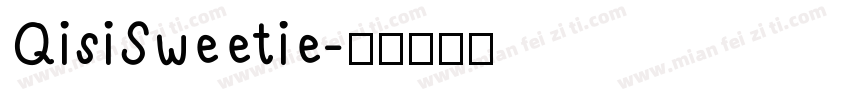 QisiSweetie字体转换