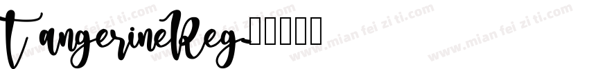 TangerineReg字体转换