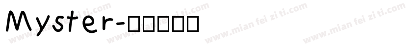 Myster字体转换