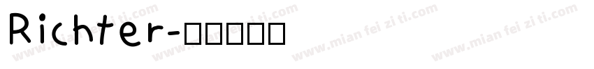 Richter字体转换