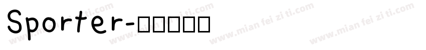Sporter字体转换