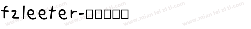 fzleeter字体转换