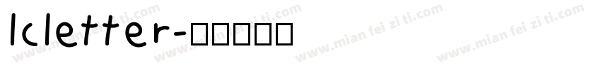 lcletter字体转换