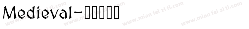 Medieval字体转换