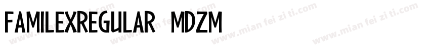 FamilexRegular-mDZm字体转换